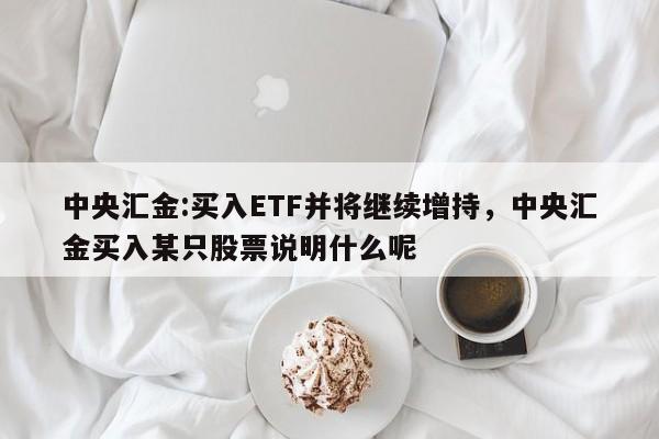 中央汇金:买入ETF并将继续增持，中央汇金买入某只股票说明什么呢